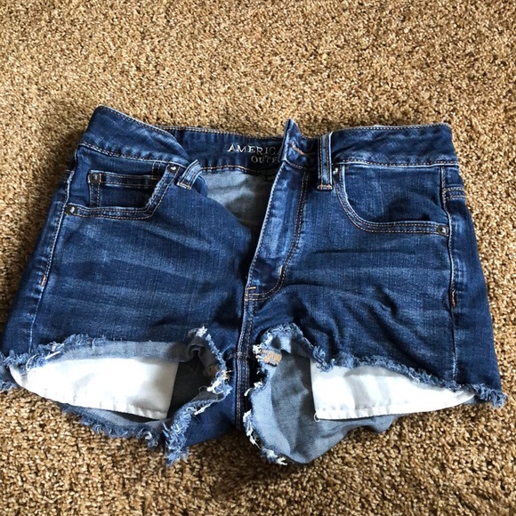 Dark denim shorts - Picture 1 of 2